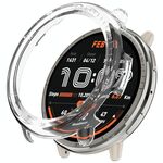 Per Amazfit Active 2 A2437 Custodia protettiva per orologio cavo in PC a mezza copertura (colore trasparente)