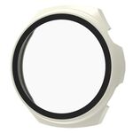 Per Huawei Watch 4 Pro Pellicola temperata + Custodia protettiva per orologio integrata per PC (bianca)