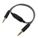 Cavo per scheda audio da 3,5 mm per telefono cellulare Versione per chiamate in diretta Cavo audio Cavo di registrazione interno inter-registratore a due vie