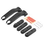 Per Xiaomi M365 / PRO / 1S Accessori per skateboard Forcella anteriore Coperchio di protezione in plastica Set di barre riflettenti (nero)