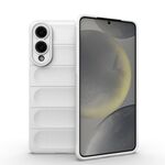 Per Samsung Galaxy S25 Edge 5G Magic Shield TPU + custodia in flanella per telefono (bianco)