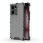 Per OPPO Reno13 F 5G Custodia antiurto a nido d'ape globale per telefono (nero)