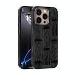 Per iPhone 16 Pro ABEEL Beast Pattern 6D Micro-Embossed MagSafe Custodia per telefono in vera pelle (nero)