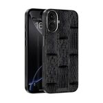 Per iPhone 16 Plus ABEEL Beast Pattern 6D Micro-Embossed MagSafe Custodia per telefono in vera pelle (nero)