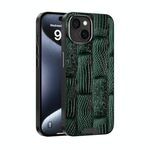 Per iPhone 13 ABEEL Beast Pattern 6D Micro-Embossed MagSafe Custodia per telefono in vera pelle (verde)