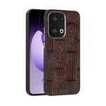 Per OPPO Reno13 Global ABEEL Beast Pattern 6D Micro-Embossed MagSafe Custodia per telefono in vera pelle (marrone)