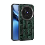 Per vivo X200 Pro ABEL Beast Pattern 6D Micro-Embossed MagSafe Custodia per telefono in vera pelle (verde)