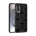 Per Samsung Galaxy S25 Edge 5G ABEEL Beast Pattern 6D Micro-Embossed MagSafe Custodia per telefono in vera pelle (nero)