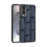 Per Samsung Galaxy S25 Edge 5G ABEEL Beast Pattern 6D Micro-Embossed MagSafe Custodia per telefono in vera pelle (blu)