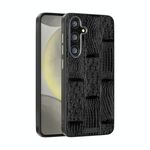 Per Samsung Galaxy S25 5G ABEEL Beast Pattern 6D Micro-Embossed MagSafe Custodia per telefono in vera pelle (nero)