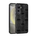 Per Samsung Galaxy S25+ 5G ABEEL Beast Pattern 6D Micro-Embossed MagSafe Custodia per telefono in vera pelle (nero)