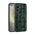 Per Samsung Galaxy S25+ 5G ABEEL Beast Pattern 6D Micro-Embossed MagSafe Custodia per telefono in vera pelle (verde)