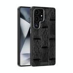 Per Samsung Galaxy S25 Ultra 5G ABEEL Beast Pattern 6D Micro-Embossed MagSafe Custodia per telefono in vera pelle (nero)