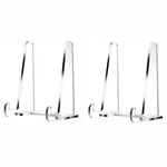 Cornice per foto in acrilico, supporto per libro, specifiche: 2 set