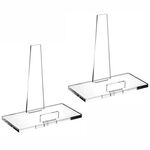 Cornice per foto in acrilico, supporto per libro, specifiche: 2 set