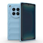 Per Infinix Zero 40 5G Global Magic Shield TPU + custodia in flanella per telefono (azzurro chiaro)