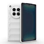 Per Infinix Zero 40 5G Global Magic Shield TPU + custodia in flanella per telefono (bianco)