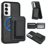 Per OPPO Reno12 Global CX01 Custodia per telefono con custodia magnetica Magsafe staccabile (nero)