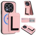Per Redmi Note 14 Pro+ 5G CX01 Custodia per telefono con custodia magnetica Magsafe staccabile (rosa)