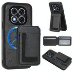 Per Redmi Note 14 Pro+ 5G CX01 Custodia per telefono con custodia magnetica Magsafe staccabile (nero)