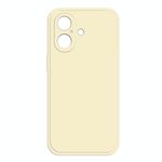 Per iPhone 16 Custodia per telefono in silicone liquido imitazione (bianco)