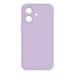 Per iPhone 16 Custodia per telefono in silicone liquido imitazione (viola)