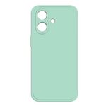 Per iPhone 16 Custodia per telefono in silicone liquido imitazione (ciano chiaro)