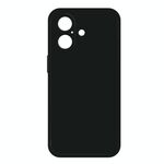Per iPhone 16 Custodia per telefono in silicone liquido imitazione (nero)
