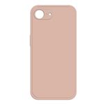 Per iPhone 16e Custodia per telefono in silicone liquido imitazione (rosa)