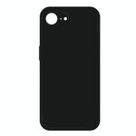 Per iPhone 16e Custodia per telefono in silicone liquido imitazione (nero)