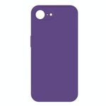 Per iPhone 16e Custodia per telefono in silicone liquido imitazione (viola scuro)