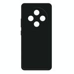 Per Redmi 14C 5G Custodia per telefono in silicone liquido imitazione (nero)