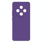 Per Redmi 14C 5G Custodia per telefono in silicone liquido imitazione (viola scuro)
