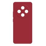 Per Redmi 14C 5G Custodia per telefono in silicone liquido imitazione (rosso scuro)