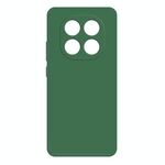 Per Redmi Note 14 Pro+ 5G Custodia per telefono in silicone liquido imitazione (verde scuro)