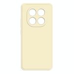Per Redmi Note 14 Pro+ 5G Custodia per telefono in silicone liquido imitazione (bianco)