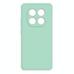 Per Redmi Note 14 Pro+ 5G Custodia per telefono in silicone liquido imitazione (ciano chiaro)
