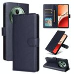Per OPPO Reno12 F 4G / 5G Custodia in pelle multifunzionale con 3 slot per schede (blu navy)