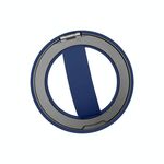RK-X39 Mini Supporto per cellulare con fibbia ad anello magnetico in silicone (blu scuro)