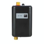 Scaldabagno elettrico senza serbatoio da 3000 W per cucina e bagno, spina UK (nero)