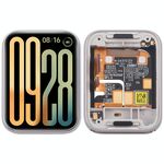 Per Xiaomi Smart Band 9 Pro Schermo LCD originale con cornice (argento)