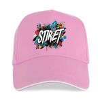 Cappello con visiera in poliestere e cotone con fibbia in acciaio, stampa su richiesta (rosa)