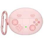 Per Huawei Freebuds 5i / 6i Custodia per auricolari in silicone in stile console di gioco retrò (rosa)