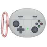 Per Huawei Freebuds 5i / 6i Custodia per auricolari in silicone in stile console di gioco retrò (grigio chiaro)