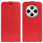 Per Xiaomi Redmi 14C 4G R64 Texture Custodia per telefono in pelle con flip verticale singolo (rosso)