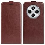 Per Xiaomi Redmi 14C 4G R64 Texture Custodia per telefono in pelle con flip verticale singolo (marrone)