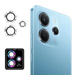 Per Redmi Note 14 4G Global ENKAY Hat-Prince 9H Obiettivo della fotocamera posteriore Pellicola in vetro temperato in lega di alluminio (argento)