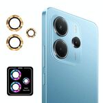 Per Redmi Note 14 4G Global ENKAY Hat-Prince 9H Obiettivo della fotocamera posteriore Pellicola in vetro temperato in lega di alluminio (dorato)