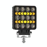Luce da lavoro per auto Angel Eye a doppia freccia mista quadrata da 4 pollici (X4)