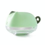 Coltello per sbucciare i gatti dei cartoni animati della cucina con custodia (verde)